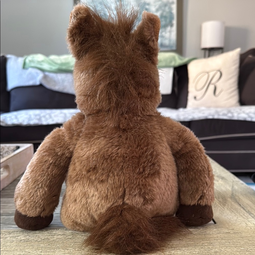Build-A-Bear Brown and White Plush Horse Toy - Picture 3 of 4